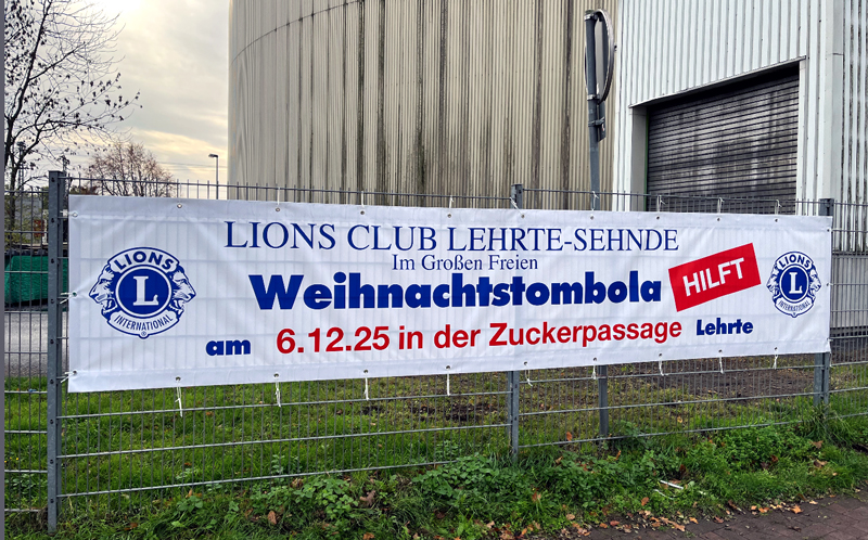 Spendenaufruf: Gemeinsam Gutes tun mit dem Lions Club Lehrte-Sehnde