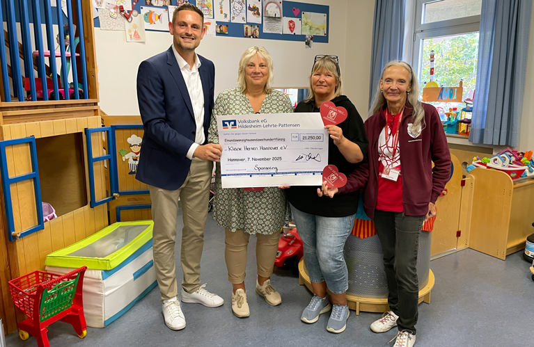 Kleine Herzen Hannover erhält über 21.250 Euro