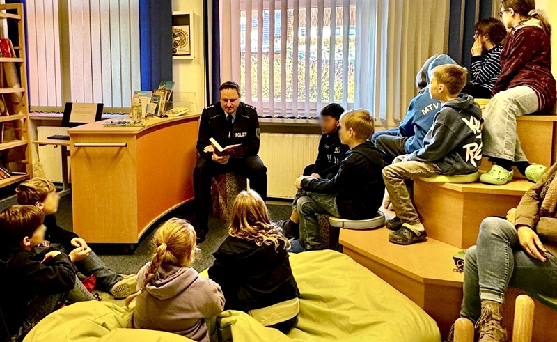 Bundesweiter Vorlesetag: Bundespolizei mit dabei – Choitz liest in Ilten