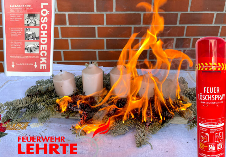 Stadtfeuerwehr Lehrte wünscht eine besinnliche und sichere Adventszeit