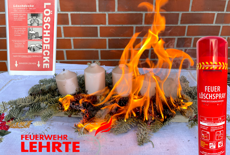 Stadtfeuerwehr Lehrte wünscht eine besinnliche und sichere Adventszeit