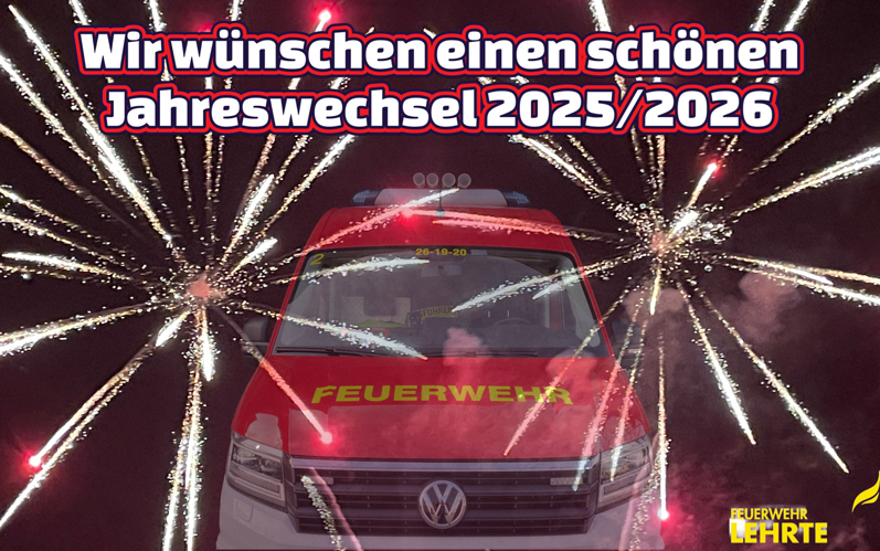 Sicherheitstipps der Stadtfeuerwehr Lehrte zu einem sicheren Jahreswechsel