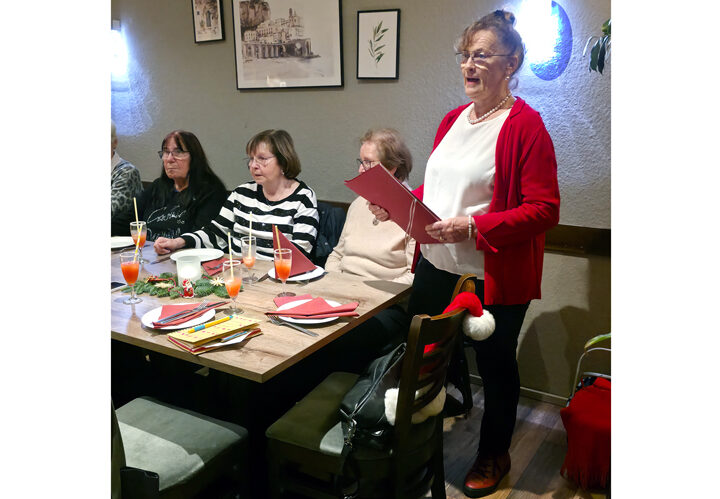 Weihnachtsfeier der Damen-Fitnesssparte des MTV Wassel: stimmungsvoller Abend bei Vassi