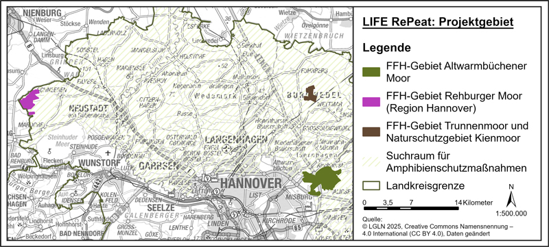 34 Millionen Euro für die Wiederherstellung von drei Mooren in der Region Hannover