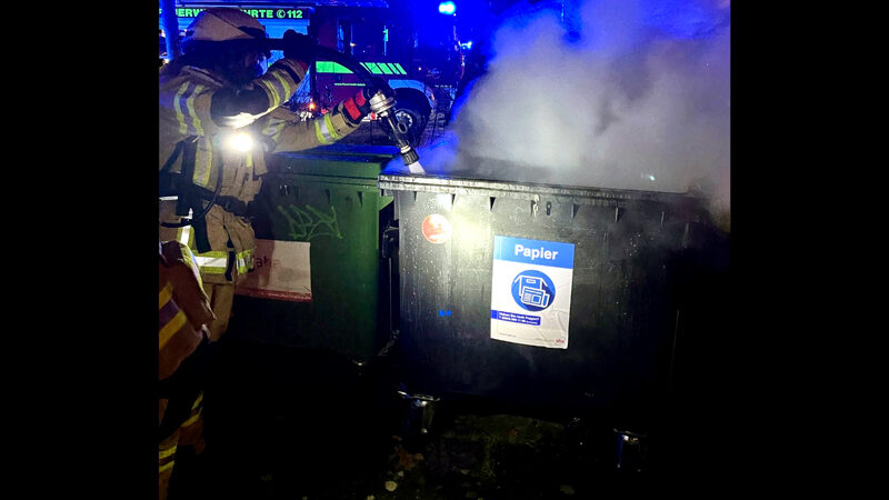 Containerbrände gleich zum Jahreswechsel in Lehrte