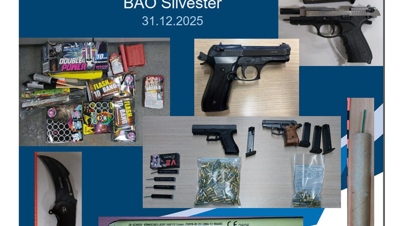 Bilanz der Bundespolizeidirektion in Hannover zur Silvesternacht