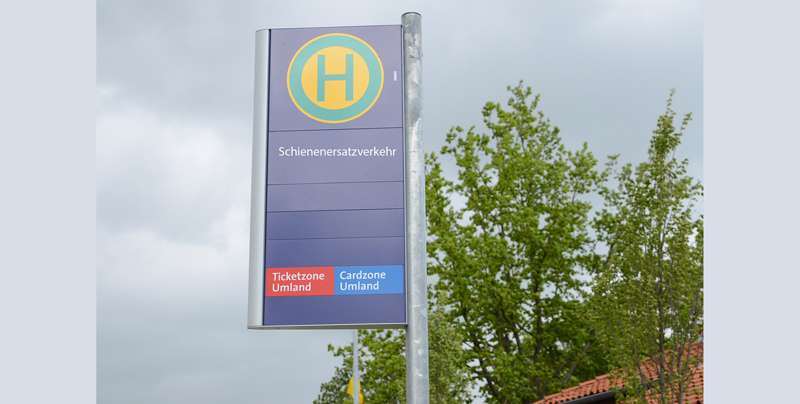 Schienenersatzverkehr auf den Linien 1, 2 und 8