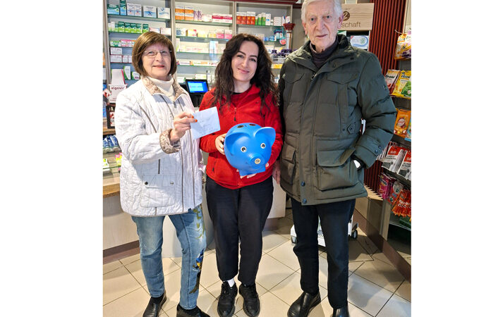 Tafel Sehnde dankt Sehnder Sonnen-Apotheke für Unterstützung zur Jahreswende