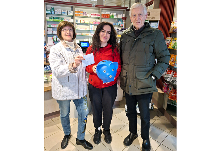 Tafel Sehnde dankt Sehnder Sonnen-Apotheke für Unterstützung zur Jahreswende
