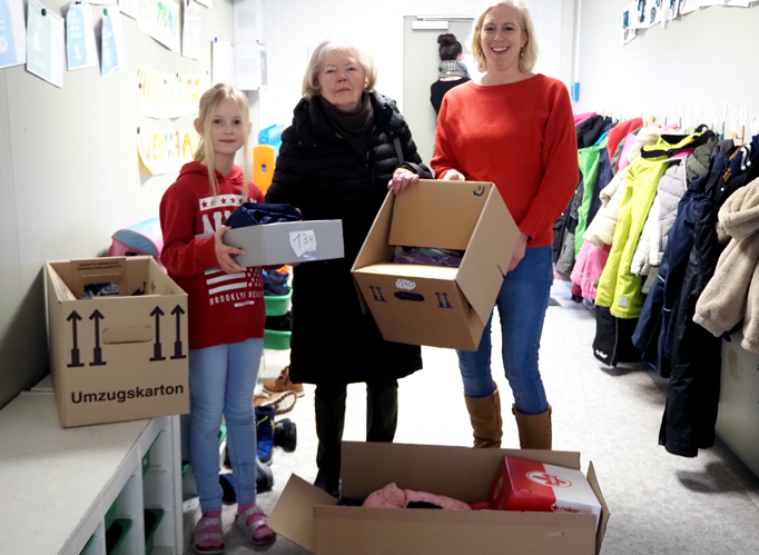 Kleiderspende der Grundschule Breite Straße für die Tafel