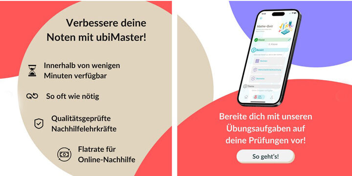 Volksbank unterstützt Schüler mit kostenfreier digitaler Lernhilfe ubimaster