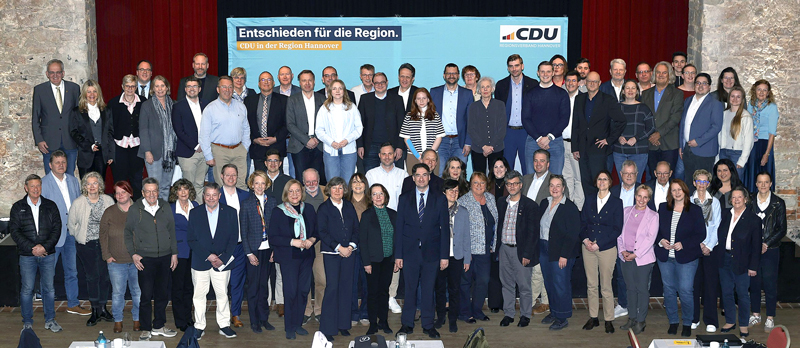 CDU Hannover stellt in Sehnde Kandidaten für die Regionsversammlung auf