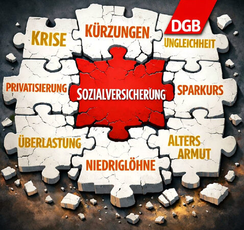 Informationsveranstaltung des DGB „Sozialstaat und Sozialversicherung am Abgrund?“