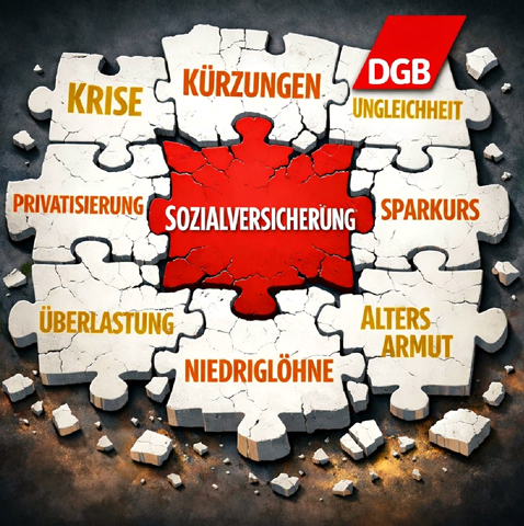 Informationsveranstaltung des DGB „Sozialstaat und Sozialversicherung am Abgrund?“