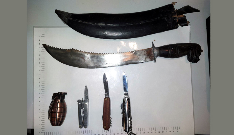 Mann ohne Fahrschein, mit gestohlenem Fahrrad und Machete im Gepäck, greift Bundespolizisten an