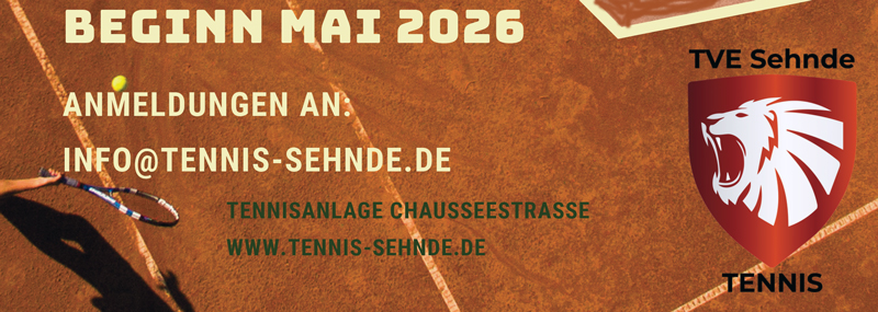 TVE Tennis bietet Schnupper- und Einsteigerkurse an