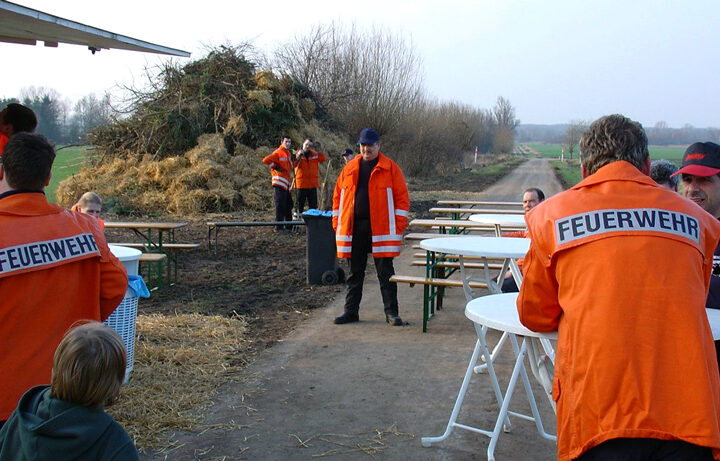 Wenn halb Wehmingen auf einmal draußen steht