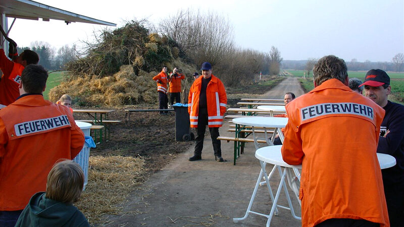 Wenn halb Wehmingen auf einmal draußen steht