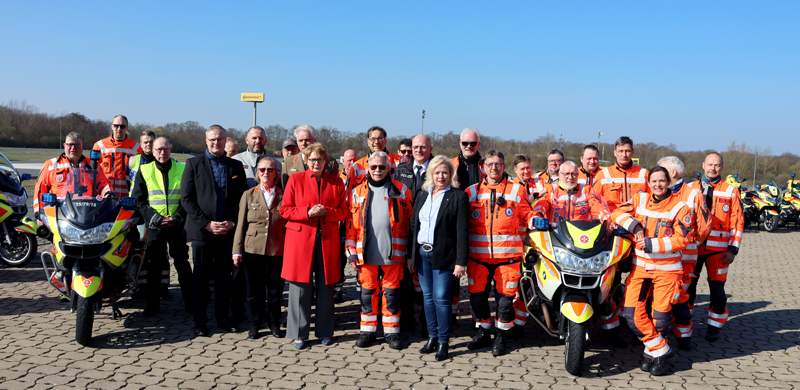 Ehrenamtlich on the road: Saison der Johanniter-Motorradstaffeln gestartet