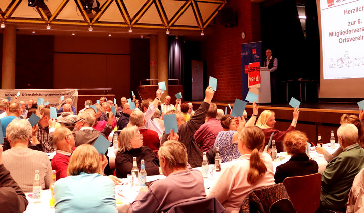 Mitgliederversammlung des ver.di Ortsvereins Lehrte/Sehnde
