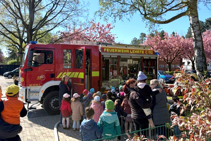 Erfolgreiche Brandschutzübung in der Kita Hohnhorstweg