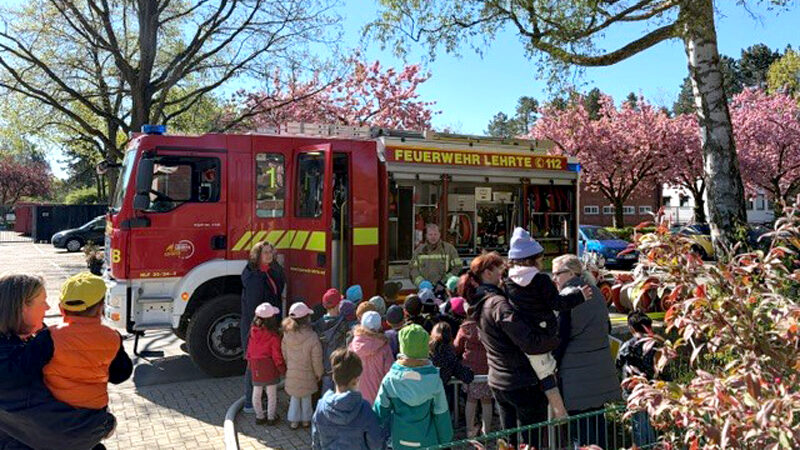 Erfolgreiche Brandschutzübung in der Kita Hohnhorstweg