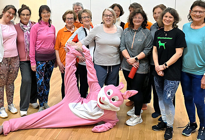 Pinke Überraschung beim Ostersport in Wassel 