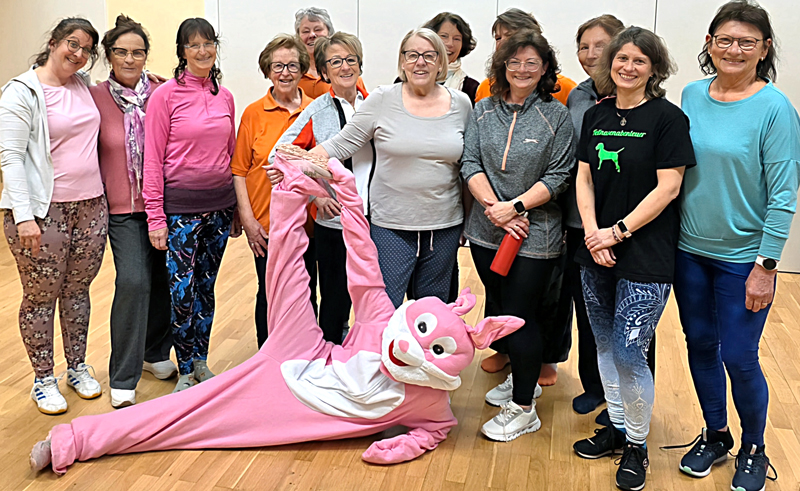 Pinke Überraschung beim Ostersport in Wassel 
