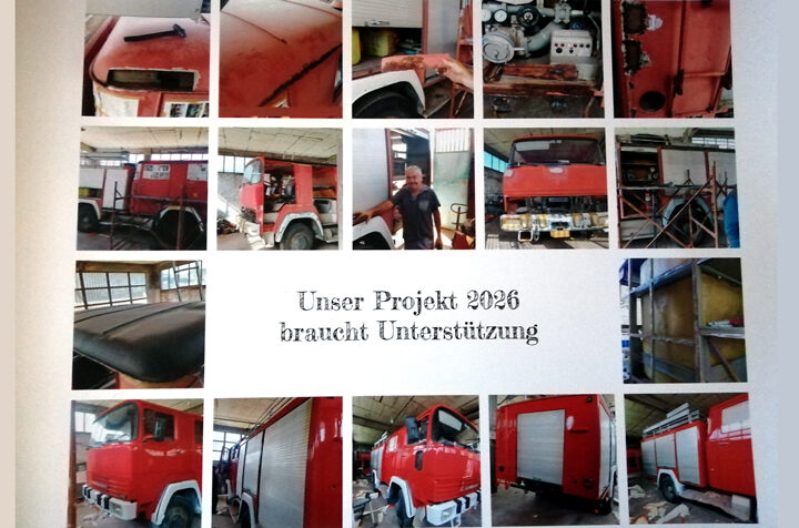 Feuerwehrfahrzeug auf Marathokampos benötigt Sehnder Unterstützung