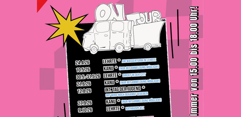 Städtische Kinder- und Jugendarbeit auch 2026 wieder „On Tour“