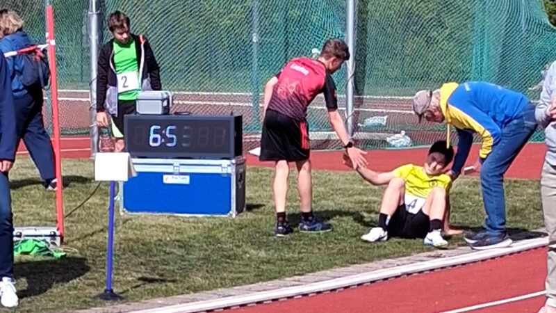 Janko Schenk vom MTV Rethmar mit herausragender Spitzenzeit in Burgdorf