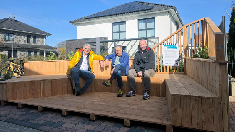 SPD im Ortsrat Ahlten begrüßt neues Parklet im Wohngebiet Hannoversche Straße