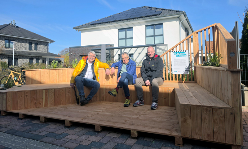 SPD im Ortsrat Ahlten begrüßt neues Parklet im Wohngebiet Hannoversche Straße