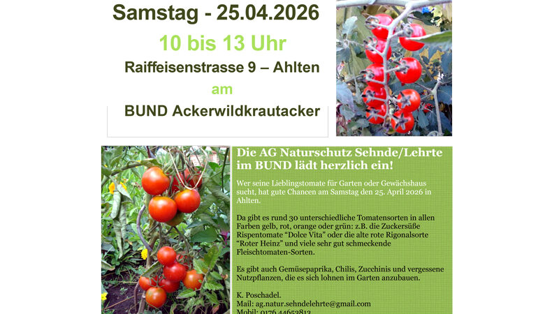 Pflanzenbörse des BUND in Ahlten