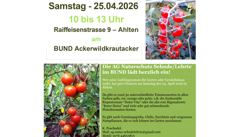 Pflanzenbörse des BUND in Ahlten