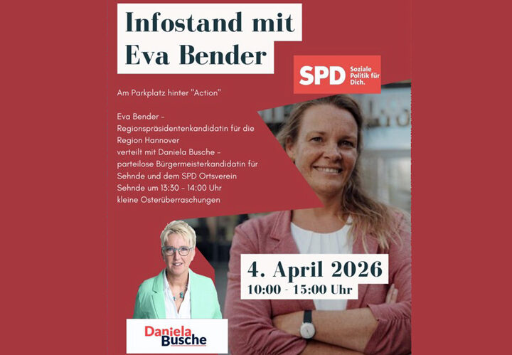 SPD Info-Stand in Sehnde mit Bender & Busche