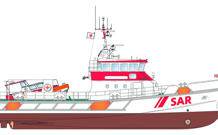 DGzRS gibt Prototyp für neue Seenotrettungskreuzer-Klasse in Auftrag