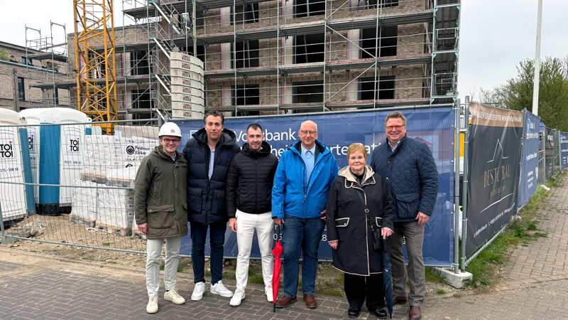 Volksbank Hildesheim eG feiert Richtfest im Quartier „Masch-Höfe“ in Sehnde