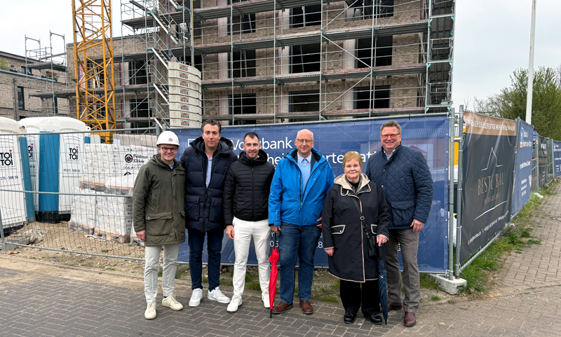 Volksbank Hildesheim eG feiert Richtfest im Quartier „Masch-Höfe“ in Sehnde