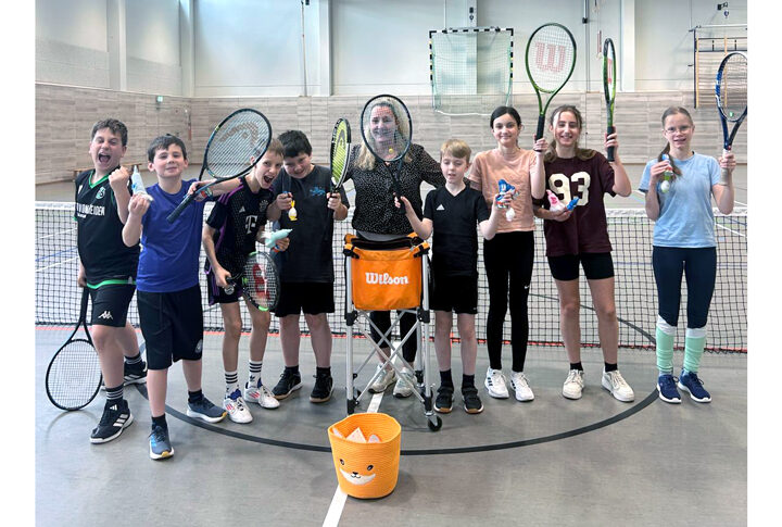 Tennis-Ostercamp des TVE Sehnde: neben Spiel auch Spaß