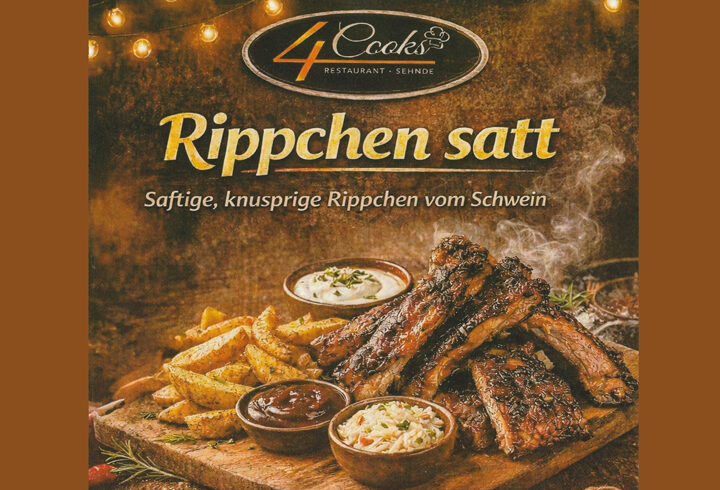 Steaks, Rips und Country-Musik beim Western Abend im 4Cooks in Sehnde