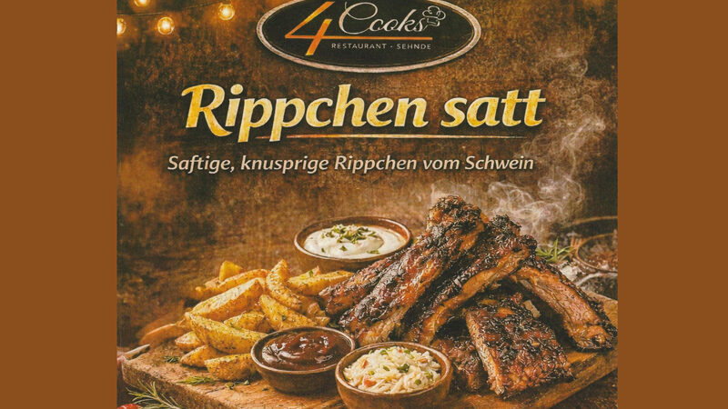 Steaks, Rips und Country-Musik beim Western Abend im 4Cooks in Sehnde