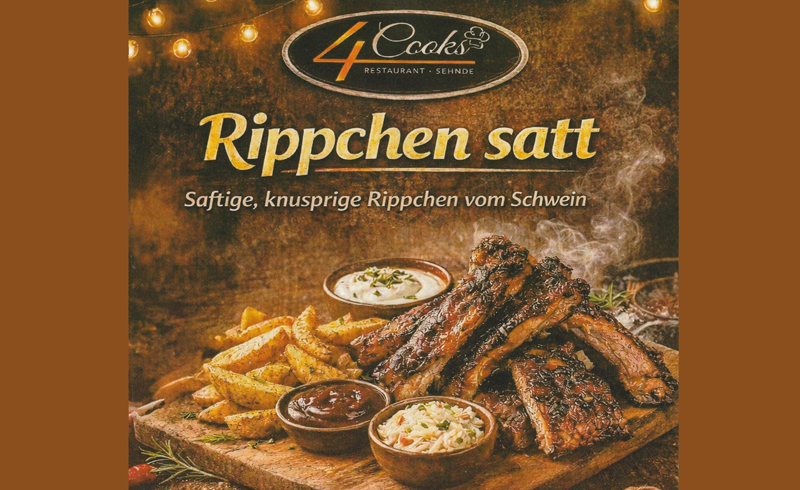 Steaks, Rips und Country-Musik beim Western Abend im 4Cooks in Sehnde