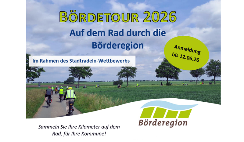Bördetour 2026 durch Algermissen, Harsum, Hohenhameln und Sehnde