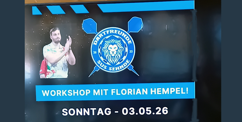 Dart-Workshop beim SuS Sehnde am Sonntag
