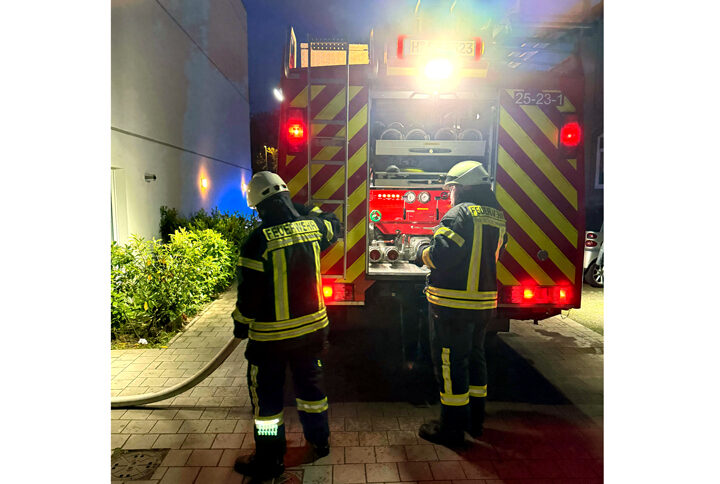 Waschmaschinenbrand in Sehnder Mehrfamilienhaus – ein Verletzter