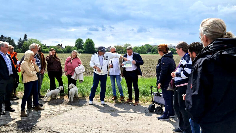 Grüne informieren sich vor Ort zu Höver-Nord