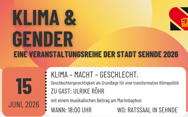 Veranstaltungsreihe Klima & Gender in Sehnde