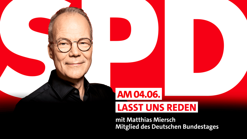 Matthias Miersch lädt zum Dialogabend „Lasst uns reden“ nach Laatzen ein