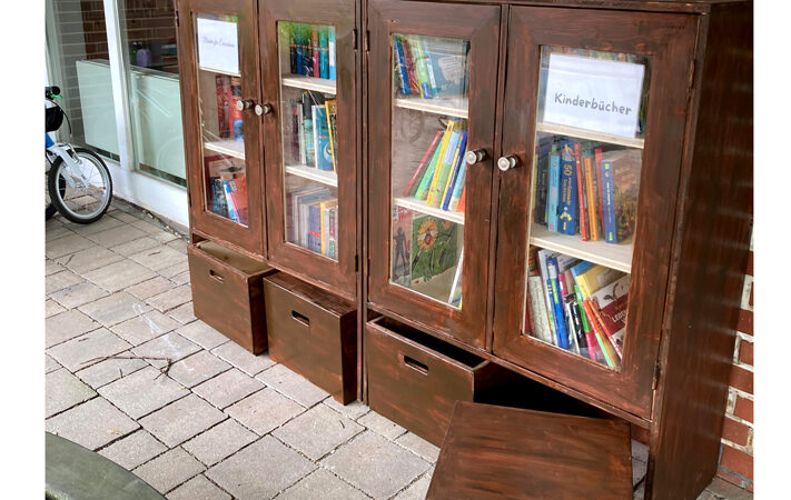 Öffentlicher Bücherschrank in Wehmingen eröffnet